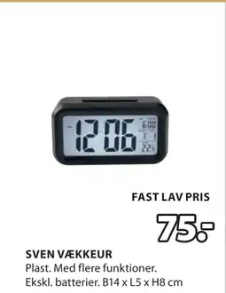 JYSK SVEN VÆKKEUR tilbud