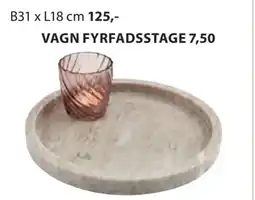 JYSK VAGN FYRFADSSTAGE tilbud