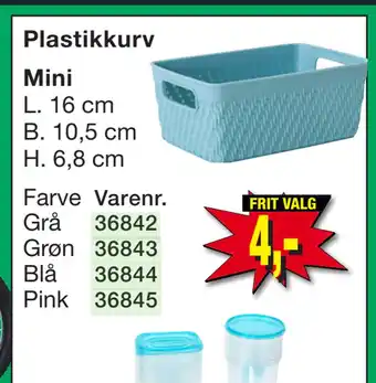 Harald Nyborg Plastikkurv Mini tilbud