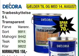 Harald Nyborg Træbeskyttelse 5 L Transparent tilbud