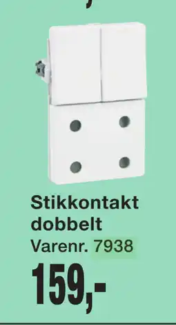 Harald Nyborg Stikkontakt dobbelt tilbud