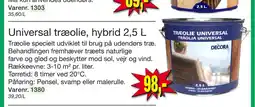 Harald Nyborg Universal træolie, hybrid 2,5 L tilbud