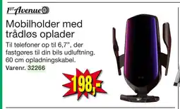 Harald Nyborg Mobilholder med trådløs oplader tilbud