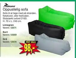 Harald Nyborg Oppustelig sofa tilbud