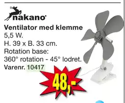Harald Nyborg Ventilator med klemme tilbud