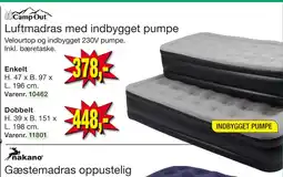 Harald Nyborg Luftmadras med indbygget pumpe tilbud