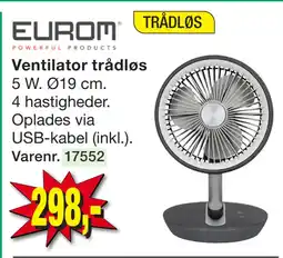 Harald Nyborg Ventilator trådløs tilbud