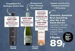 SuperBrugsen Fransk Rosévin tilbud