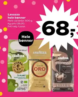Kvickly Kaffebønner tilbud