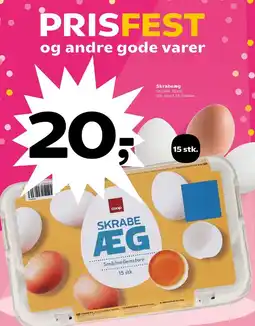 SuperBrugsen Skrabeæg S/M tilbud