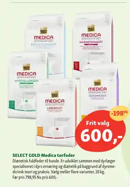 Maxi Zoo SELECT GOLD Medica tørfoder tilbud