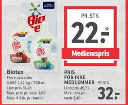 SPAR Vaskemiddel-flydende tilbud