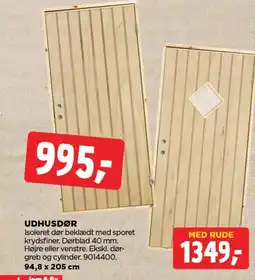 jem & fix UDHUSDØR tilbud