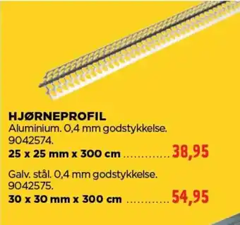 jem & fix HJØRNEPROFIL tilbud