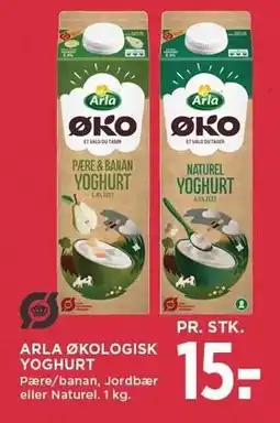 MENY ARLA ØKOLOGISK YOGHURT 1 KG tilbud