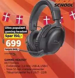 Power GAMING HEADSET tilbud