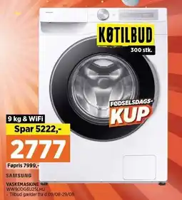 Power VASKEMASKINE tilbud