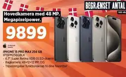 Power IPHONE 15 PRO MAX 256 GB tilbud