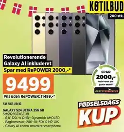 Power GALAXY S24 ULTRA 256 GB tilbud