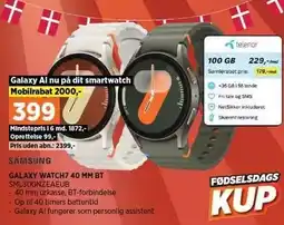 Power GALAXY WATCH7 40 MM BT tilbud