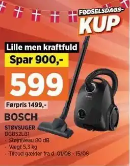 Power BOSCH STØVSUGER tilbud