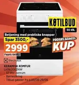 Power KERAMISK KOMFUR tilbud