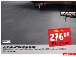 LAMINATGULV MUSTANG SLATE