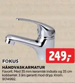 jem & fix HÅNDVASKARMATUR tilbud