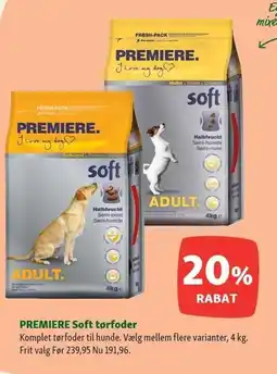 Maxi Zoo PREMIERE Soft tørfoder tilbud