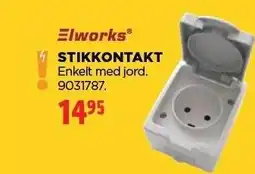 jem & fix ELWORKS STIKKONTAKT tilbud