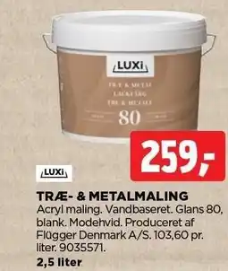 LUXI TRÆ- & METALMALING