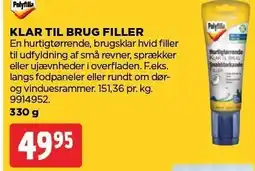 jem & fix POLYFILLA KLAR TIL BRUG FILLER tilbud