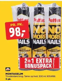 jem & fix PATTEX MONTAGELIM tilbud
