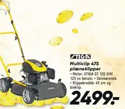 Bilka Stiga Multiclip 47 S plæneklipper tilbud