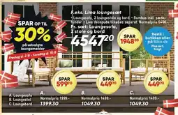 Bilka F.eks. Lima loungesæt tilbud