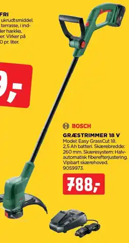 jem & fix GRÆSTRIMMER 18 V tilbud