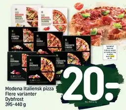 REMA 1000 Modena Italiensk pizza Flere varianter Dybfrost tilbud