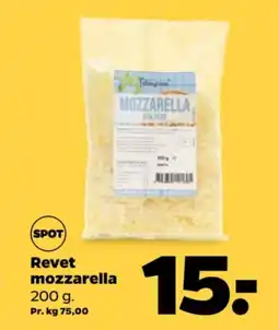 Netto Revet ost Mozzarella tilbud