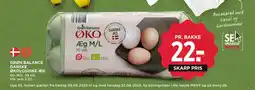 MENY GRØN BALANCE DANSKE ØKOLOGISKE ÆG tilbud