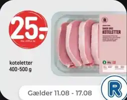 Netto koteletter 400-500 g tilbud