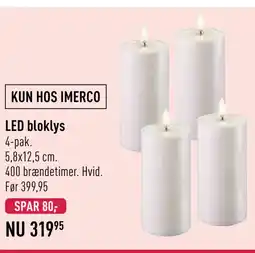 Imerco LED bloklys tilbud