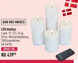 Imerco LED bloklys tilbud