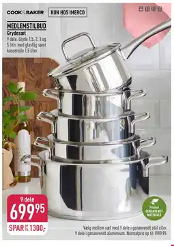 Imerco Grydesæt tilbud