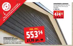 jem & fix FÆRDIGMALET KLINKBEKLÆDNING tilbud