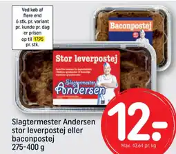 REMA 1000 Leverpostej tilbud
