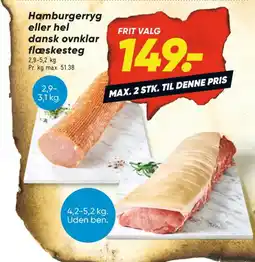Bilka Flæskesteg tilbud