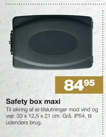 Bauhaus Safety box maxi tilbud