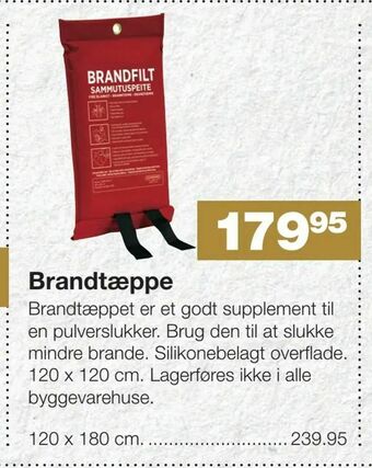 Brandtæppe
