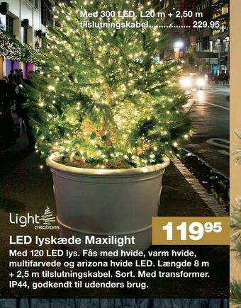 LED lyskæde Maxilight