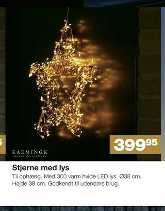 Bauhaus Stjerne med lys tilbud